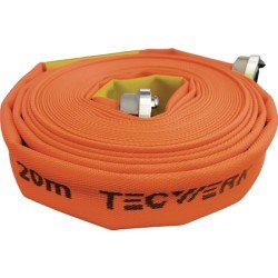 Bau-/Industrieschlauch ID 52mm L.20m leuchtorange Rl.TECWERK