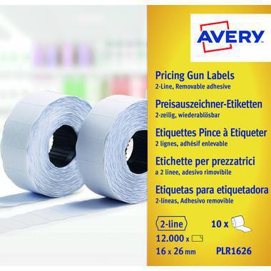 Avery Zweckform Endlosetikett PLR1626 16x26mm 12.000 St./Pack.