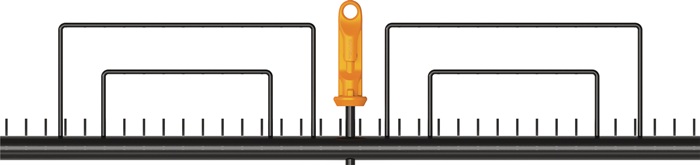 Rasenrechen OneClick Arbeits-B.570mm Zinken-L.90mm 35 Zinken FISKARS