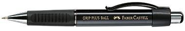 Faber-Castell Kugelschreiber GRIP PLUS BALL 140733 M metallic-schwarz