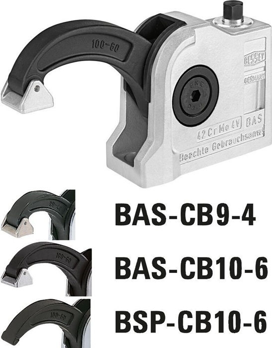 BAS Spannhöhe 97mm A.60mm m.AL-Druckschuh geschl.Bessey