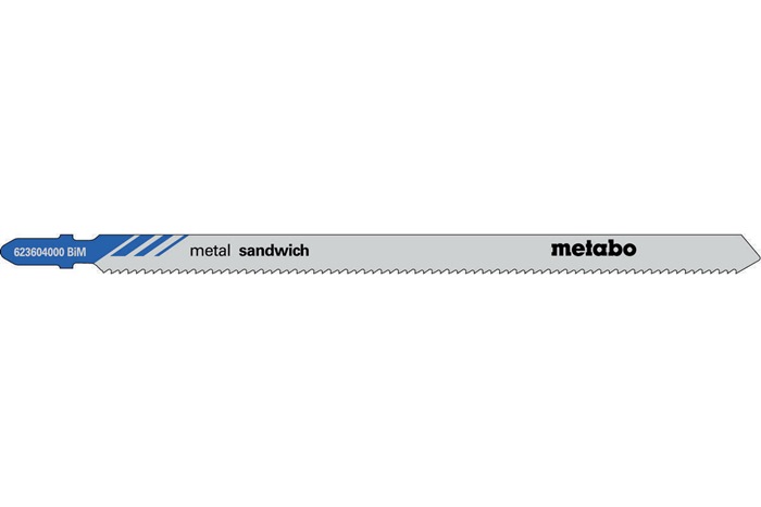 Stichsägeblätter sandwich metal Nutz-L.155mm Zahnteilung2mm BiM gefr. geschr.