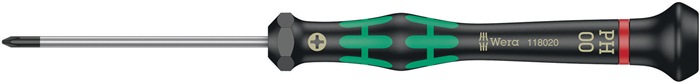 Elektronik-Feinmechanik-Schraubendreher 2050 PH 00 Klingen-L.60mm WERA