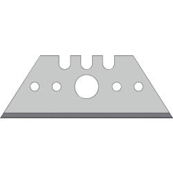 Trapezklinge L52xB18,7xS0,65mm o.Lochung 10 St./Spender TECWERK