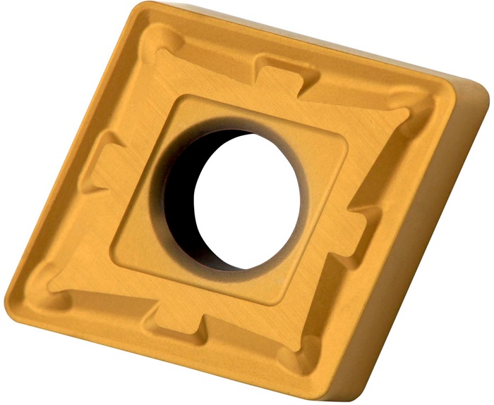 Drehwendeschneidplatte ISO CNMG 190612E-M:6640 D.7,94mm MT-CVD beschichtet Gold
