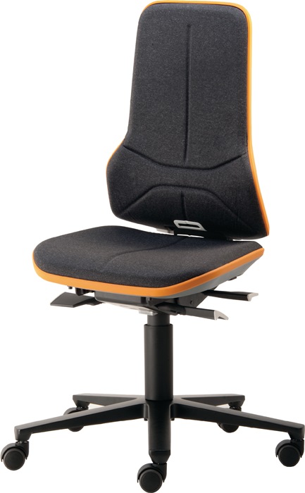 Arbeitsdrehstuhl Neon Rl.Permanentkontakt orange