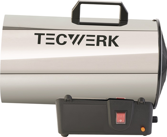 Gasheizer 16 kW 500 m³/h 28 W TECWERK
