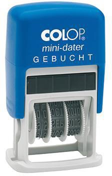COLOP Datumstempel mini-dater GEBUCHT 160/L3 105181