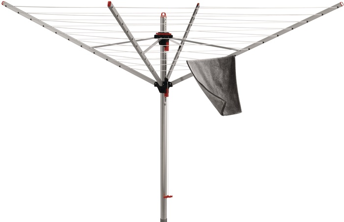 Wäschespinne PrimeraSERVO H.200cm Kantenlänge 200cm Rohr-D.55mm Alu.BLOME