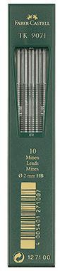 Faber-Castell Fallmine TK 9071 127100 2mm HB 10 St./Pack.