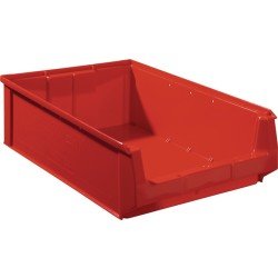 Sichtlagerkasten L500/450xB310xH140mm PE rot TECWERK