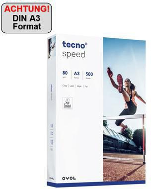 inapa tecno Kopierpapier Speed 2100011524 A3 80g 500 Bl./Pack.