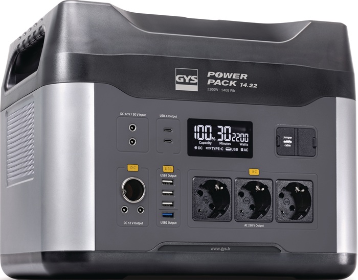 Akku-Powerbank POWER PACK 14.22 55 (1408 Wh) A LiFePO4 (8 Zellen) Ladezeit 7-8 h