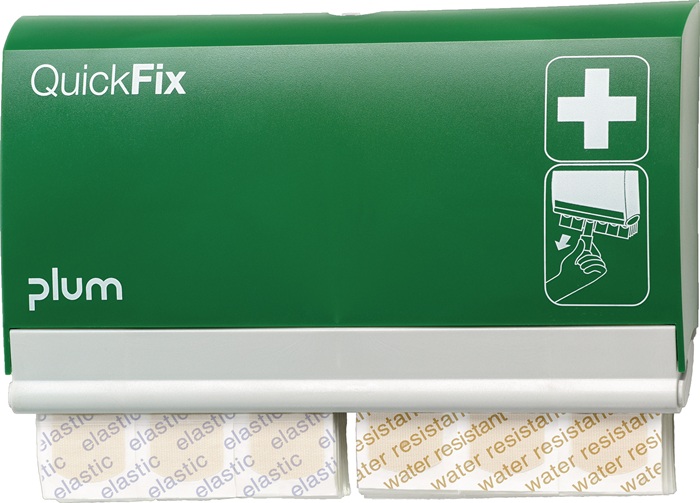 Pflasterspender QuickFix Elastic and water resistant B230xH135xT32ca.mm grün