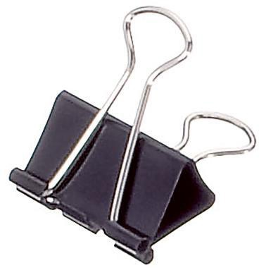 Soennecken Foldbackklemmer 1565 32x14mm schwarz 12 St./Pack.