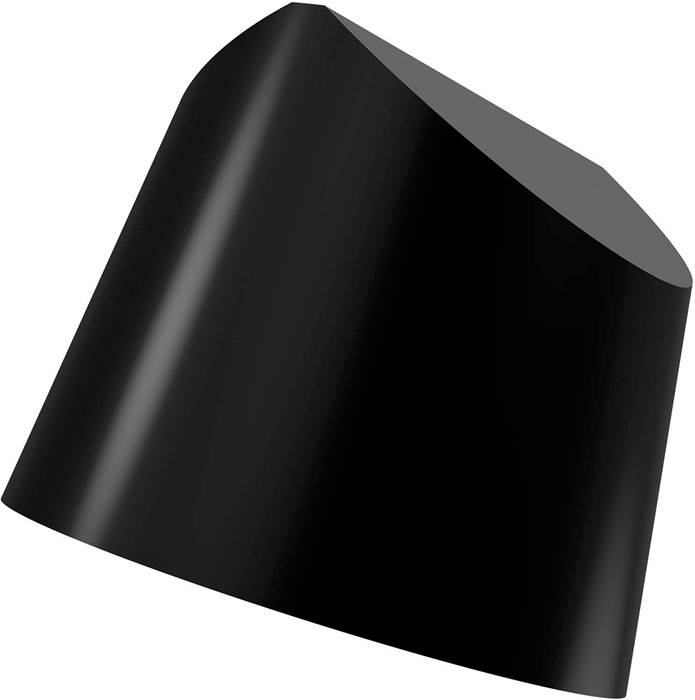 Drehwendeschneidplatte ISO RCGX 090700 K15015:TC100 Tiefe 2,6mm Schwarzgrau