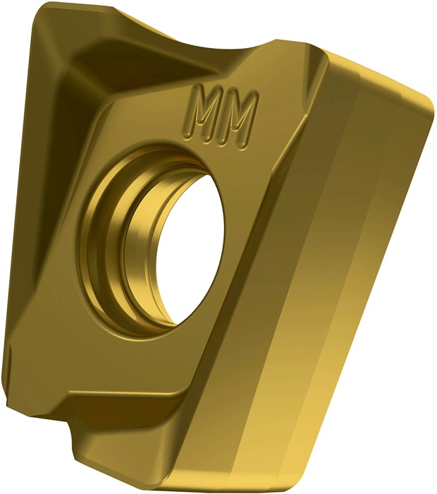 Fräswendeschneidplatte ISO LNGX 120508SR-MM:M6330 D.4,5mm PVD beschichtet Gold