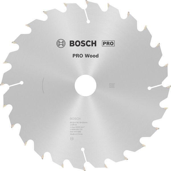 Kreissägeblatt PRO Wood AD 235mm Z.24 WZ Schnitt-B.2,8mm BOSCH