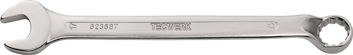 Ringmaulschlüssel SW 19mm L.256mm Form B CV-Stahl TECWERK