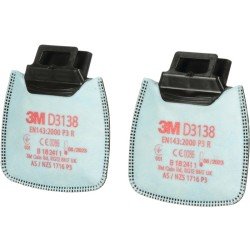 Rundpartikelfilter D3138 EN143:2000/A1:2006 P3R f.Ser.Secure Click 2 St./Btl.3M