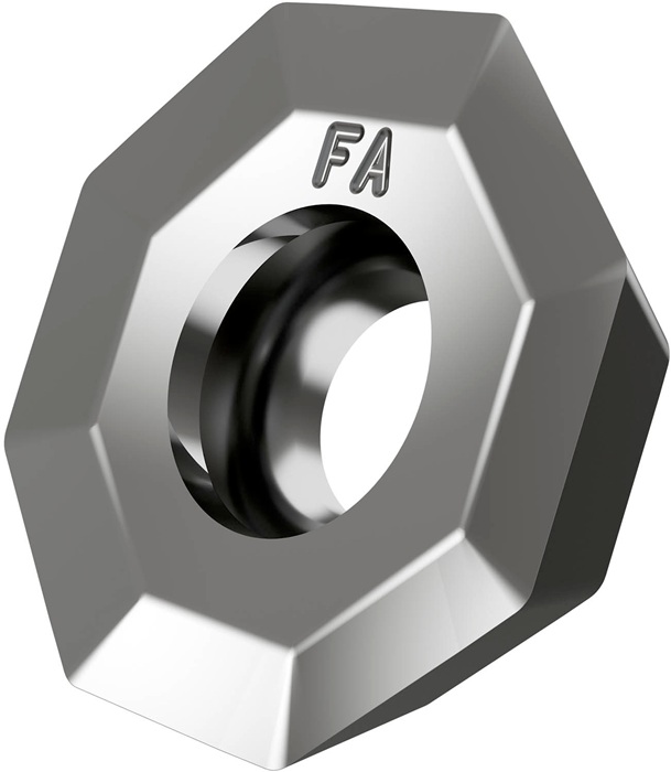 Fräswendeschneidplatte ISO OEHT 0604AEFR-FA:HF7 Bohrungs-D. 5,5mm Farbe Silber