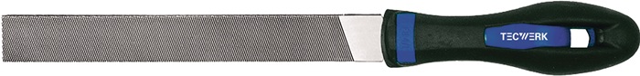 Werkstattfeile DIN 7261 L.200mm Q.20x5mm Hieb 1 Flachstumpf 2K-Ergo TECWERK