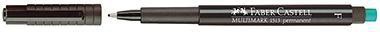 Faber-Castell CD/DVD Marker MULTIMARK 151399 F mit Radierer sw