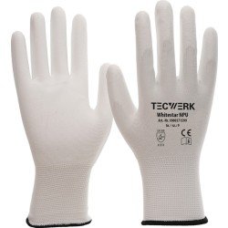 Handschuhe Whitestar NPU Gr.10 (XXL) weiß EN 388 PSA II TECWERK