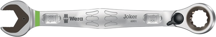 Maulringratschenschlüssel Joker SW 18mm L.234mm umschaltbar,Rings.15Grad WERA