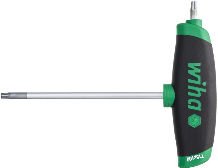 Schraubendreher m.Quergr.364DS T10x100mm TORX® m.Seitenabtr.WIHA
