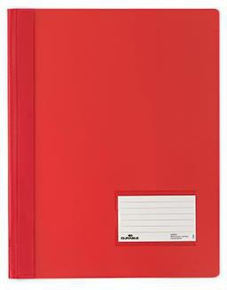 DURABLE Schnellhefter DURALUX 268003 DIN A4 Hartfolie rot