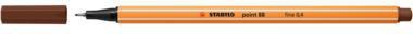 STABILO Fineliner point 88 88/45 0,4mm braun