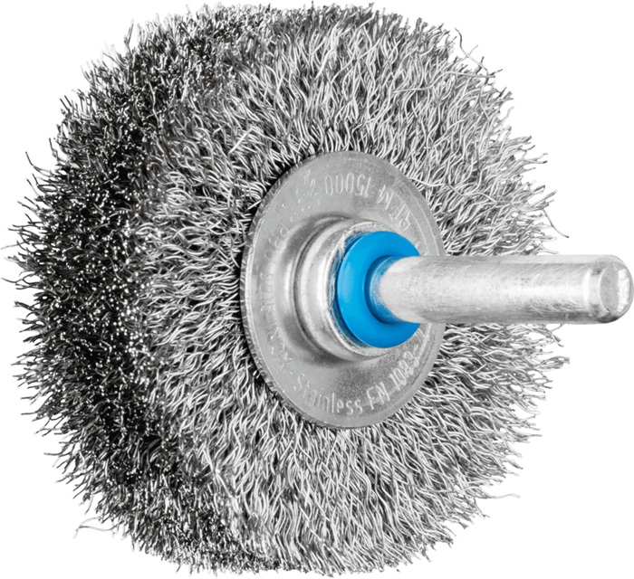 Rundbürste RBU 5015/6 INOX 0,20 D.50mm 6mm Drahtstärke 0,2mm VA 15mm 15000min-¹