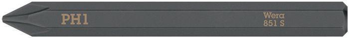 Bit 851 S PH 1x70mm 1/4 Zoll PH 1x70mm L.70mm WERA