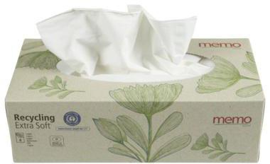 memo Taschentücher Recycling Extra Soft H3458 4lg. 100St.