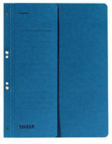 Falken Ösenhefter 80000524 DIN A4 halber Deckel Behördenheftung blau