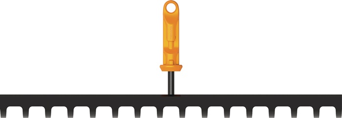 Rechen OneClick Arbeits-B.413mm Zinken-L.75mm 16 Zinken FISKARS