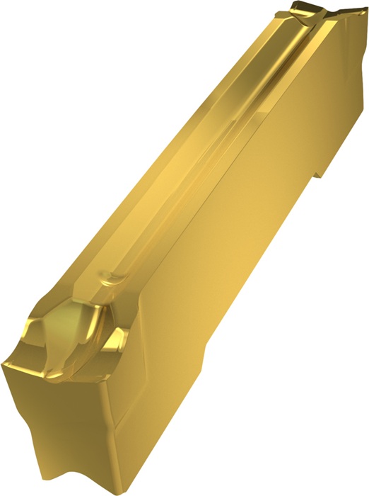 Wendeschneidplatte ISO GL3-D300G02L06-PM:G8330 Breite 3mm PVD beschichtet Gold