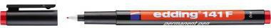 edding Folienschreiber 141 F 4-141002 0,6mm permanent rot
