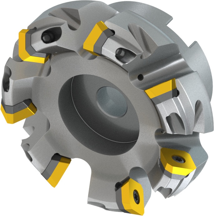 Planfräser ISO 80A07R-S45SD13F-C D.27mm Schneid-D.93,4mm PRAMET