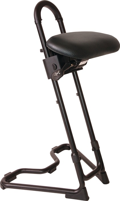 Stehhilfe Kunstleder Sitz-H.610-860mm STA schwarz MEY
