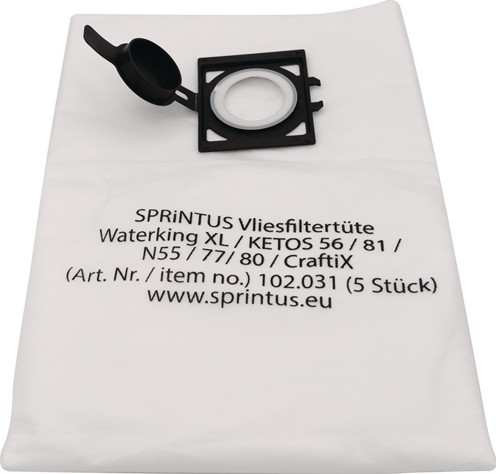 Vliesfilterbeutel f.N55,Waterking XL,Ketos 56 5 St.SPRINTUS