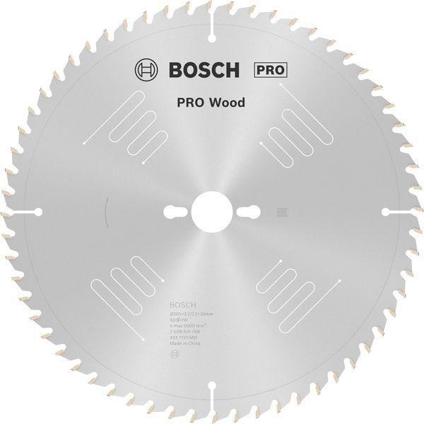 Kreissägeblatt PRO Wood AD 305mm Z.60 WZ Schnitt-B.3,2mm BOSCH