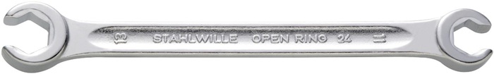 Doppelringschlüssel OPEN-RING 24 12x14mm 180mm m.6kant STAHLWILLE
