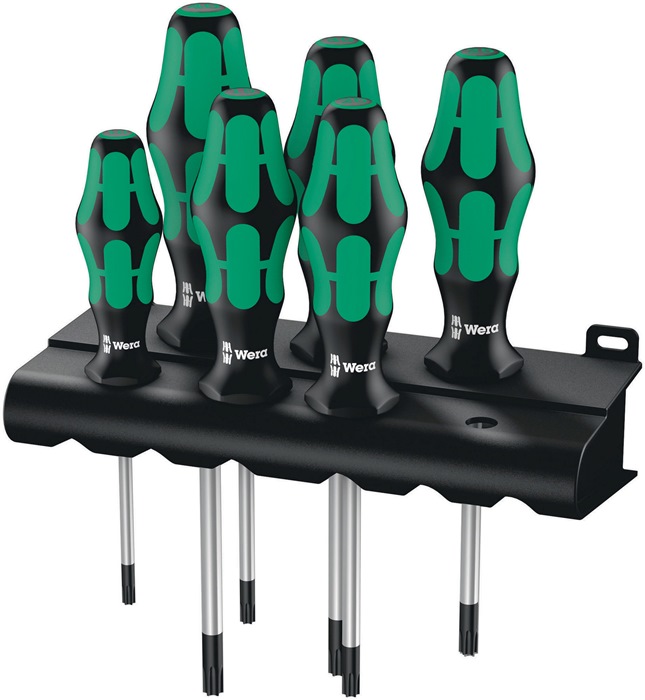 Schraubendrehersatz 367/6 6-tlg.TORX® 2K-Griff Rundkl.WERA