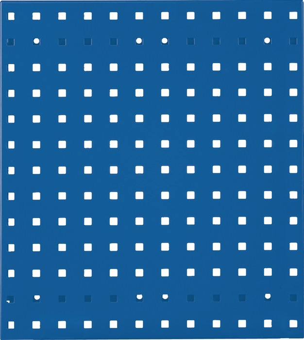 Lochplatte B450xL500mm blau RASTERPLAN