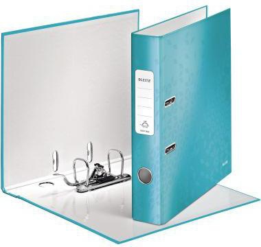Leitz Ordner WOW 10060051 DIN A4 50mm Pappe eisblau