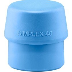 Schonhammerkopf SIMPLEX Kopf-Ø 40mm TPE-soft blau weich HALDER