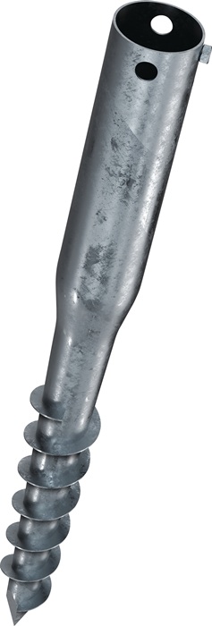 Schraubfundament G L.650mm D.68mm Gew.1xM8 1,9kg STA KRINNER