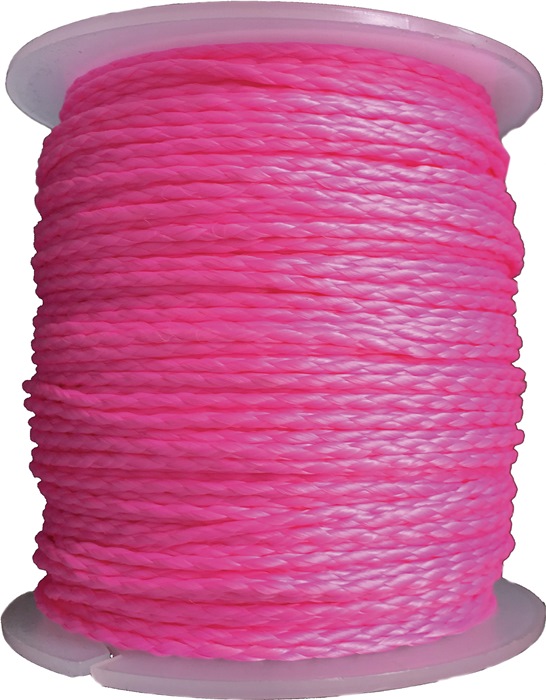 Pflastererschnur L.100m D.1,7mm 30kg PP pink,fluoresz.
